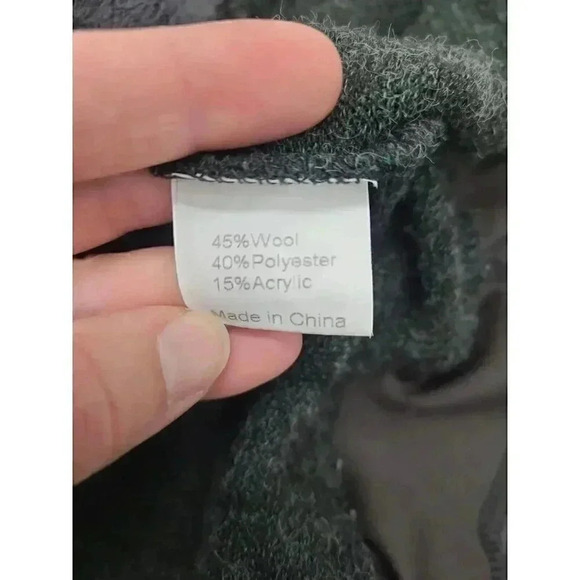 John Fashion Grey Wool Blend Dress Women's Size Small/ Medium Knee Length - Picture 6 of 7